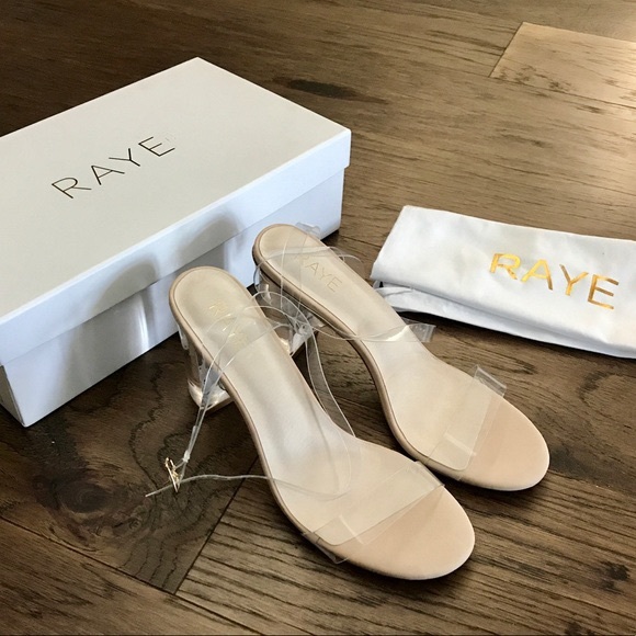 Revolve RAYE Alta Nude Clear Heel SOLD OUT - Picture 3 of 5